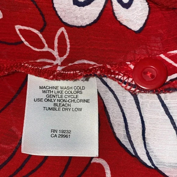 ALFRED DUNNER 2pc set floral collar button up top and embellished tank size 16 - Picture 7 of 15